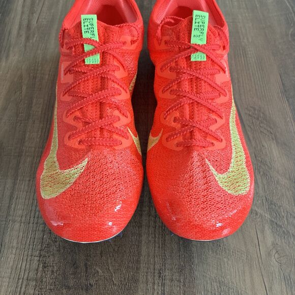 Nike Zoom Superfly Elite 2 Track Spikes Men Size 5.5 Bright Crimson FZ9662-600